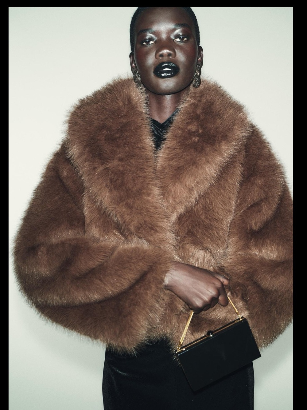 Zara faux fur coat, 2026